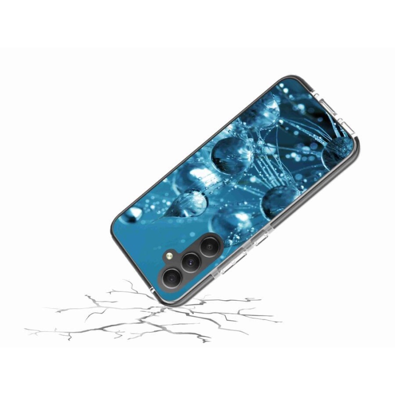 Gélové puzdro mmCase na mobil Samsung Galaxy A34 5G - kvapky vody