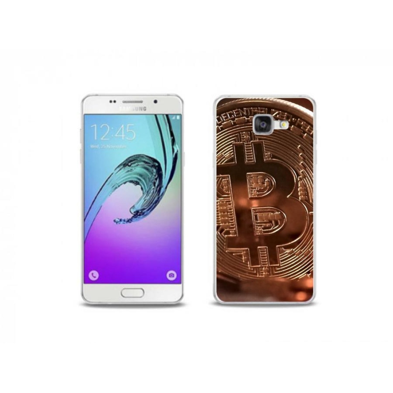 Gélové puzdro mmCase na mobil Samsung Galaxy A5 (2016) - Bitcoin