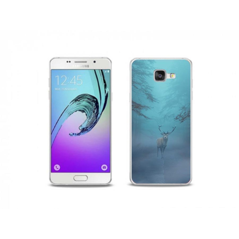 Gélové puzdro mmCase na mobil Samsung Galaxy A5 (2016) - jeleň v hmle