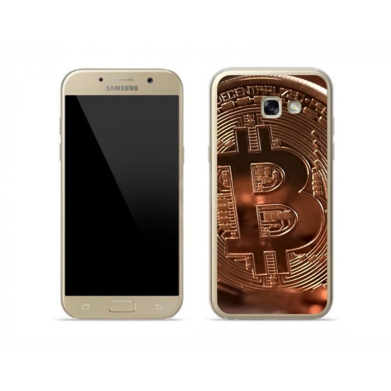 Gélové puzdro mmCase na mobil Samsung Galaxy A5 (2017) - Bitcoin