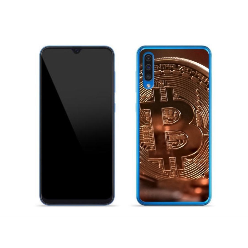 Gélové puzdro mmCase na mobil Samsung Galaxy A50 - Bitcoin