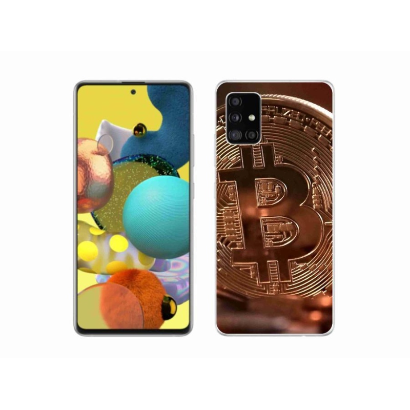 Gélové puzdro mmCase na mobil Samsung Galaxy A51 5G - Bitcoin