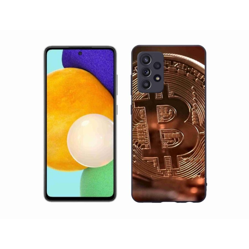 Gélové puzdro mmCase na mobil Samsung Galaxy A52s 5G - Bitcoin