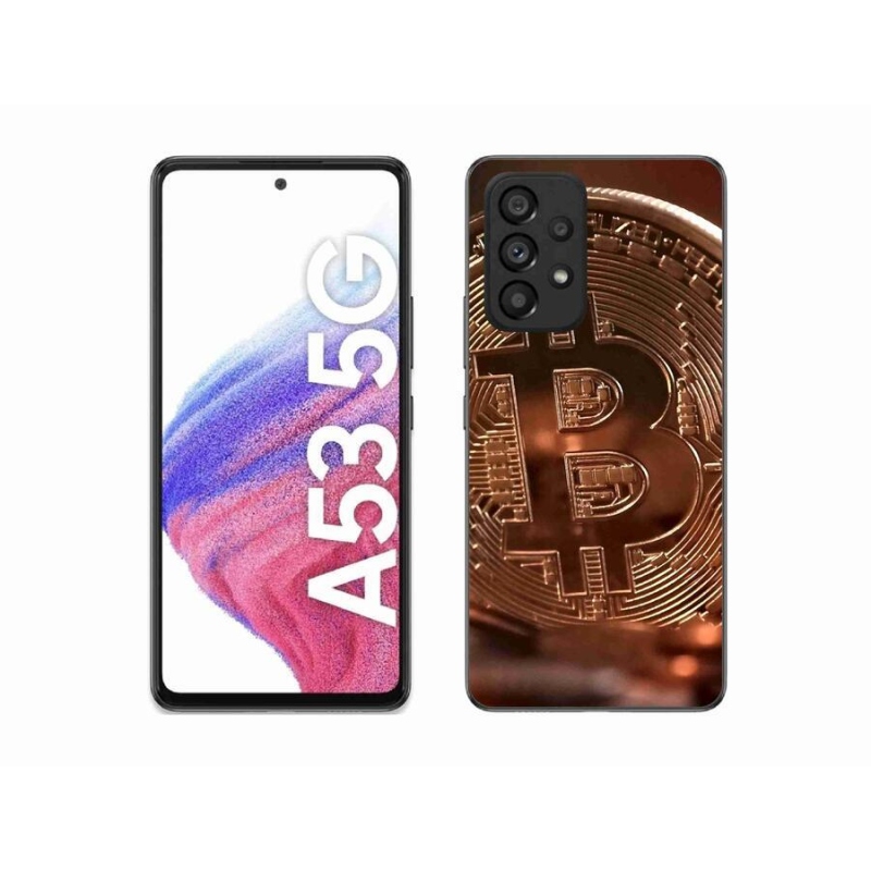 Gélové púzdro mmCase na mobil Samsung Galaxy A53 5G - bitcoin