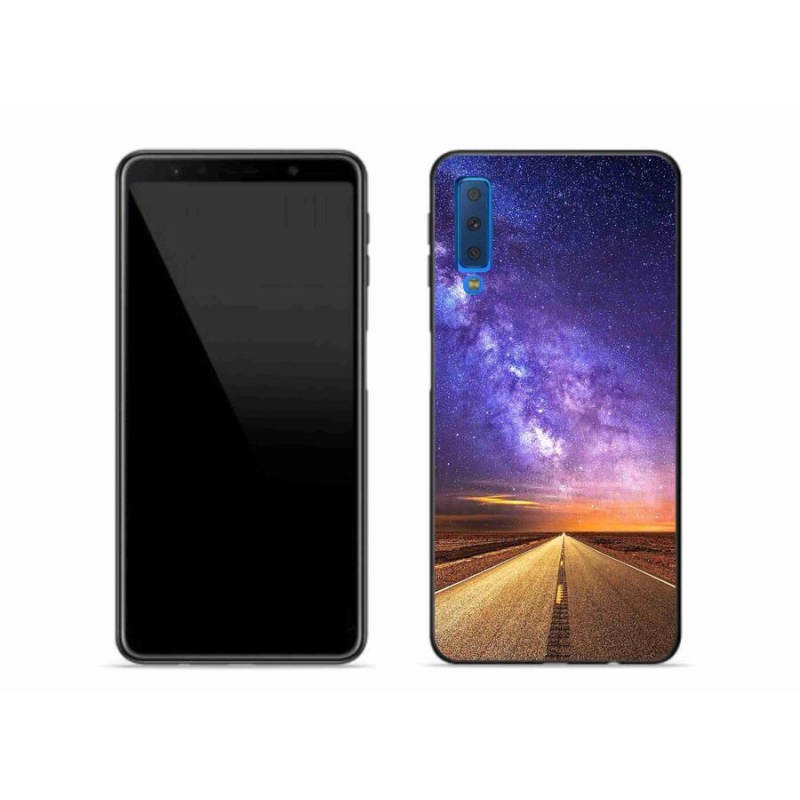 Gélové puzdro mmCase na mobil Samsung Galaxy A7 (2018) - americká cesta