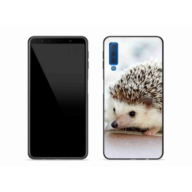 Gélové puzdro mmCase na mobil Samsung Galaxy A7 (2018) - ježko