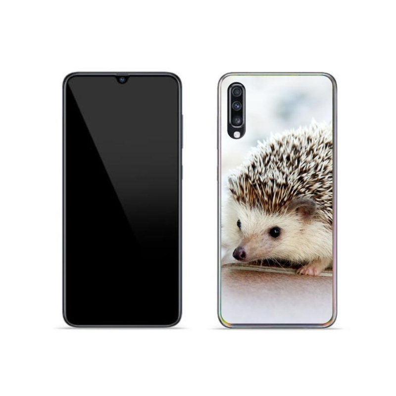 Gélové puzdro mmCase na mobil Samsung Galaxy A70 - ježko