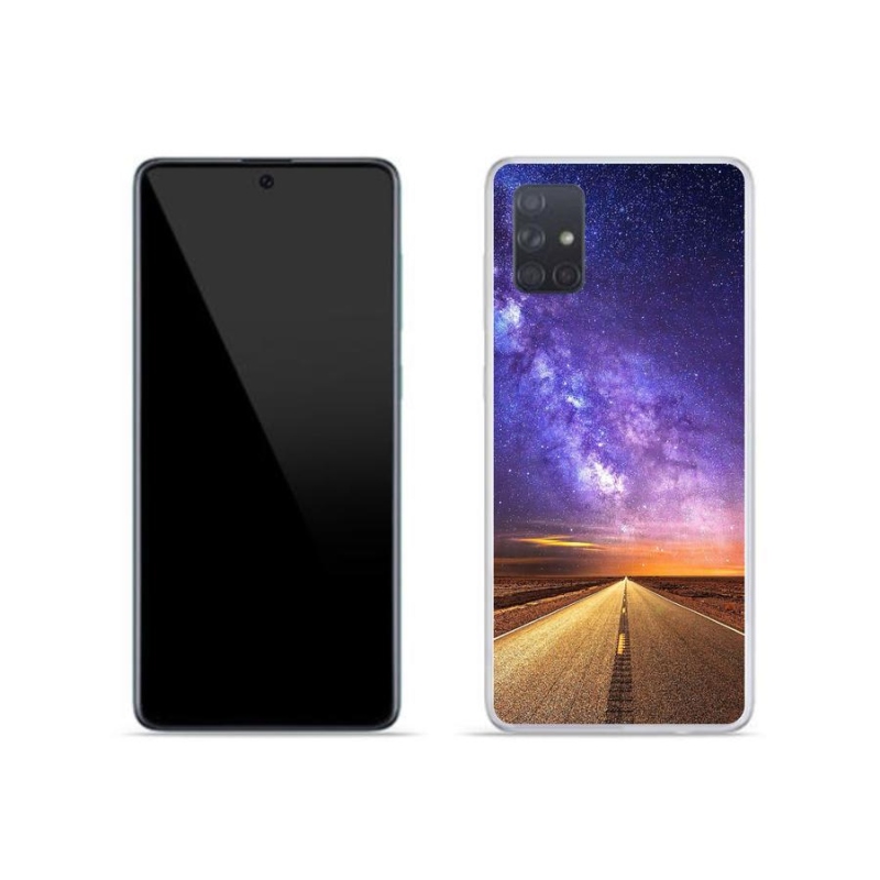 Gélové puzdro mmCase na mobil Samsung Galaxy A71 - americká cesty