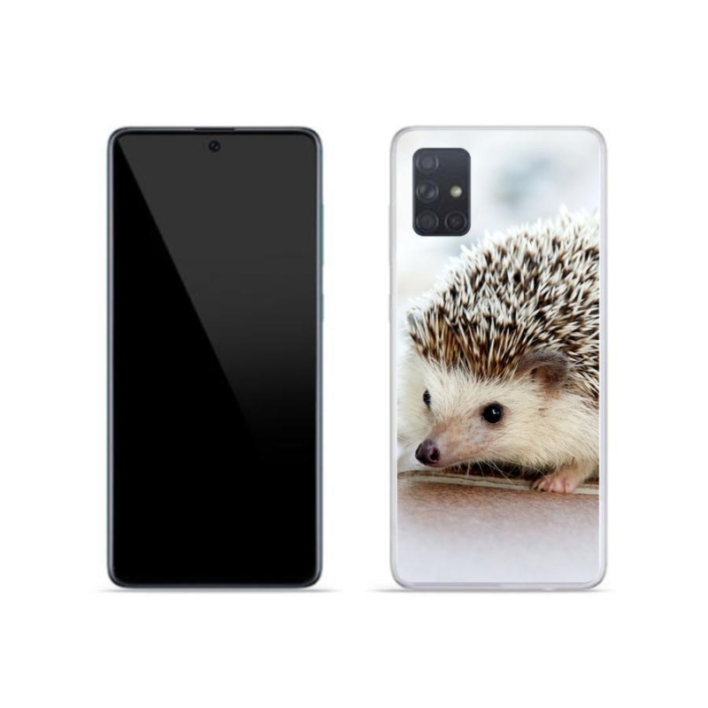 Gélové puzdro mmCase na mobil Samsung Galaxy A71 - ježko