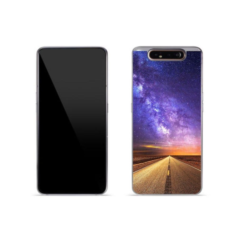 Gélové puzdro mmCase na mobil Samsung Galaxy A80 - americká cesty