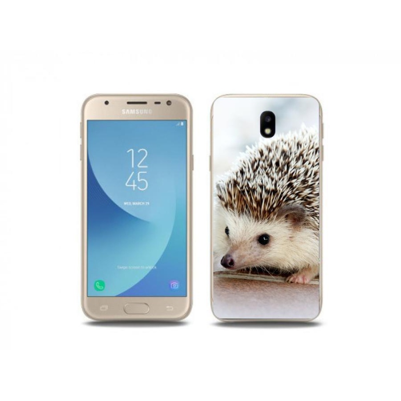 Gélové puzdro mmCase na mobil Samsung Galaxy J3 (2017) - ježko