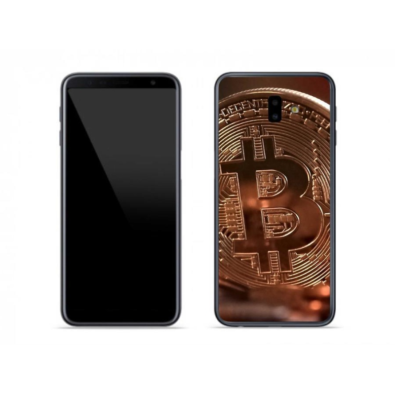 Gélové puzdro mmCase na mobil Samsung Galaxy J6 Plus - Bitcoin