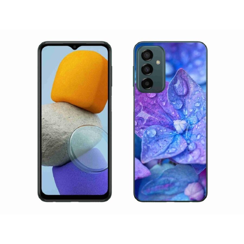 Gélové puzdro mmCase na mobil Samsung Galaxy M23 5G - fialový kvet