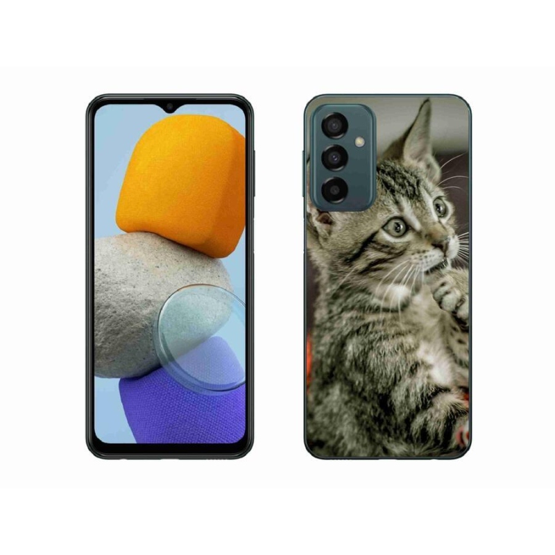 Gélové puzdro mmCase na mobil Samsung Galaxy M23 5G - roztomilá mačka