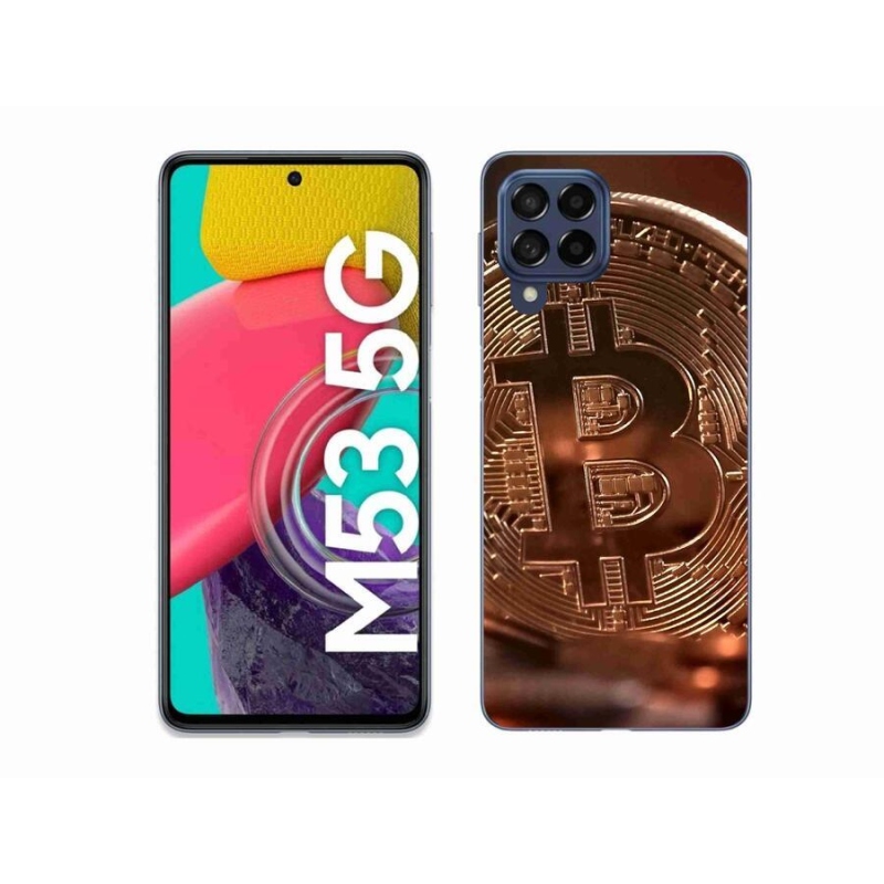 Gélové púzdro mmCase na mobil Samsung Galaxy M53 5G - bitcoin