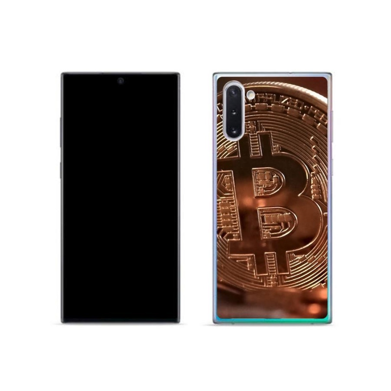 Gélové puzdro mmCase na mobil Samsung Galaxy Note 10 - Bitcoin