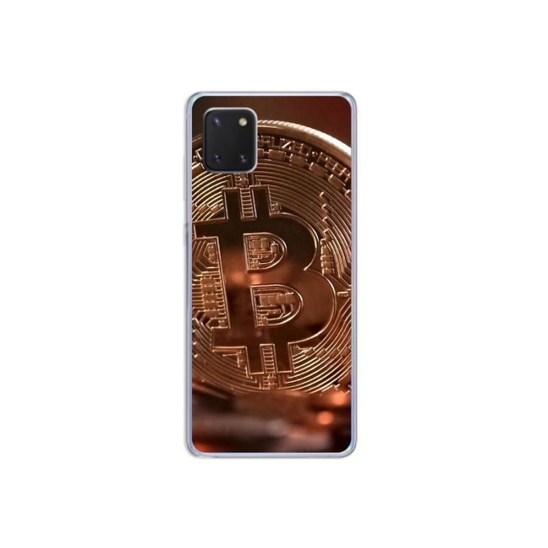 Gélové puzdro mmCase na mobil Samsung Galaxy Note 10 Lite - Bitcoin