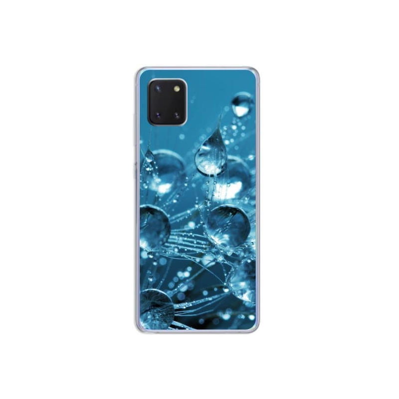 Gélové puzdro mmCase na mobil Samsung Galaxy Note 10 Lite - kvapky vody
