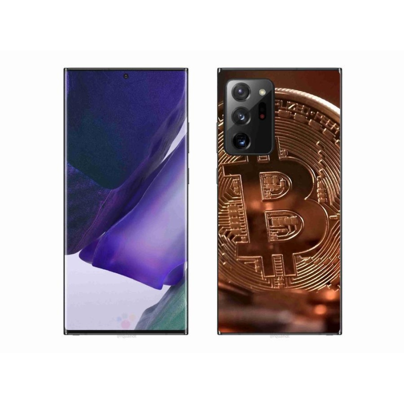 Gélové puzdro mmCase na mobil Samsung Galaxy Note 20 Ultra - Bitcoin