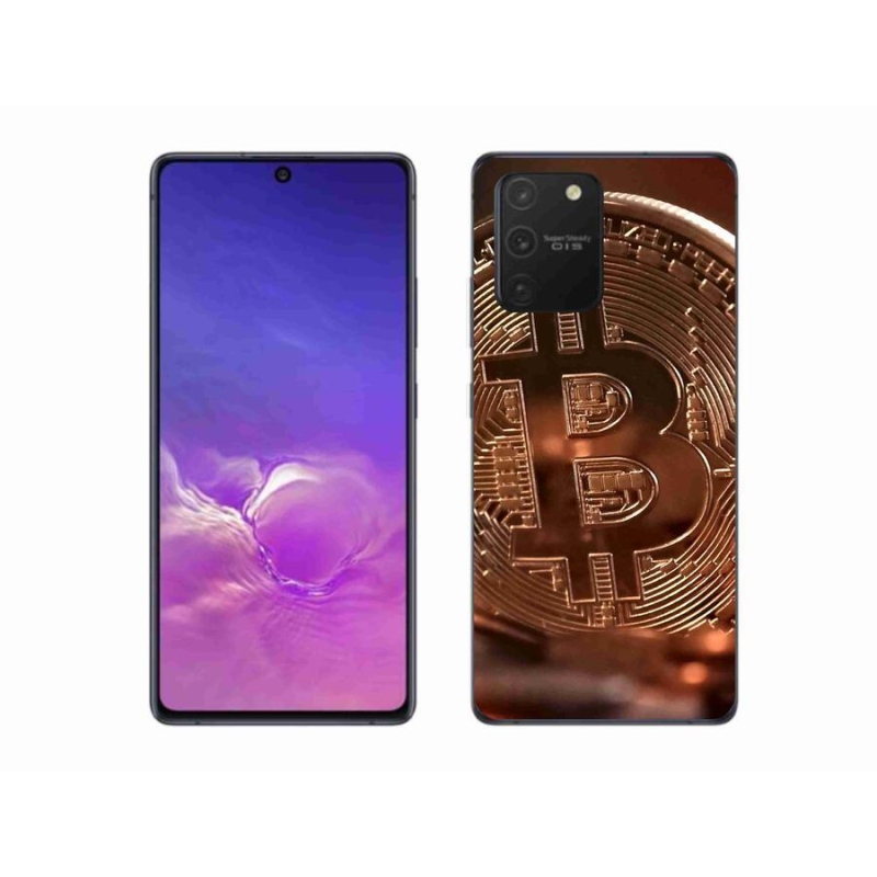 Gélové puzdro mmCase na mobil Samsung Galaxy S10 Lite - Bitcoin