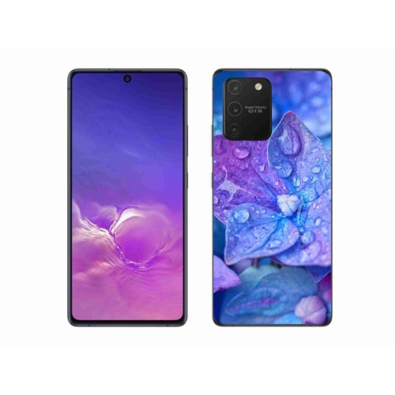 Gélové puzdro mmCase na mobil Samsung Galaxy S10 Lite - fialový kvet