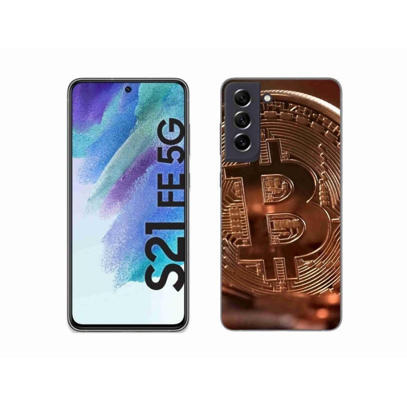 Gélové púzdro mmCase na mobil Samsung Galaxy S21 FE 5G - bitcoin