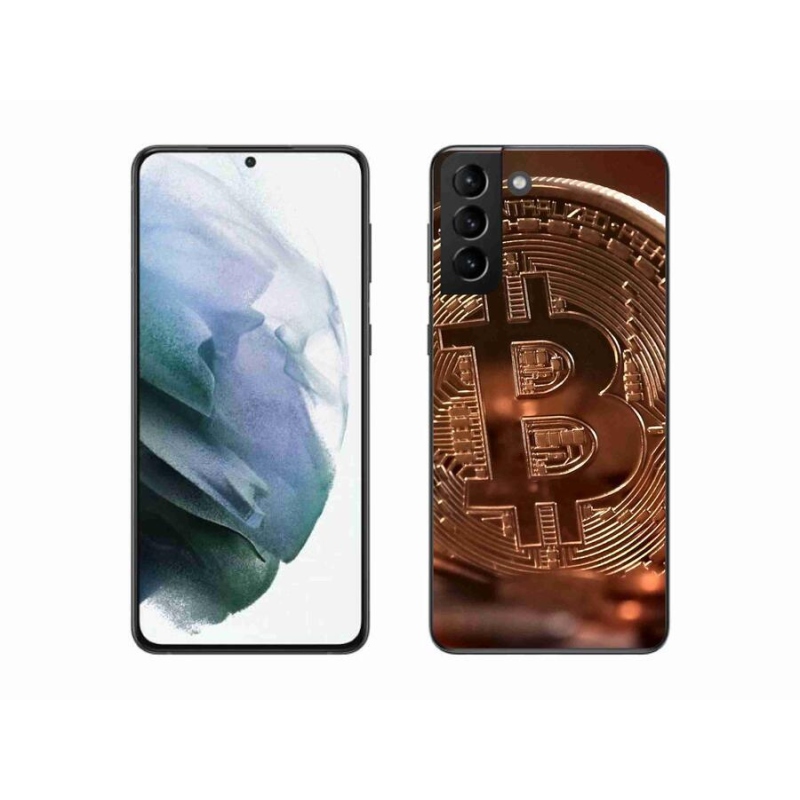 Gélové puzdro mmCase na mobil Samsung Galaxy S21 Plus - Bitcoin