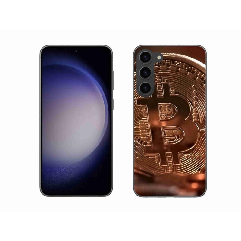 Gélové puzdro mmCase na mobil Samsung Galaxy S23+ 5G - bitcoin