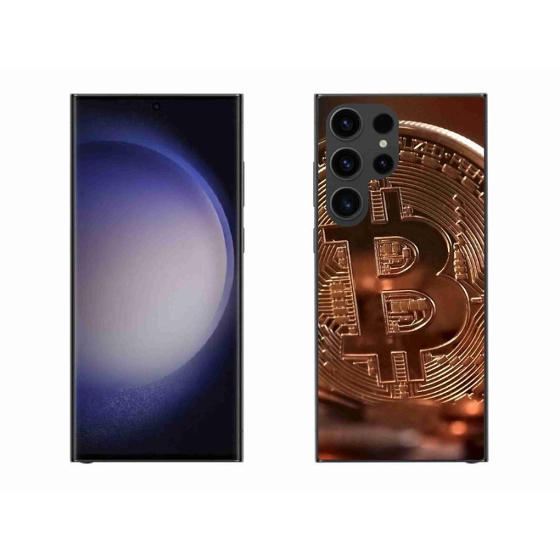 Gélové puzdro mmCase na mobil Samsung Galaxy S23 Ultra 5G - bitcoin