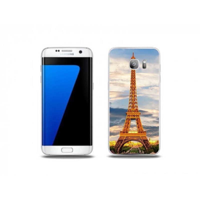 Gélové puzdro mmCase na mobil Samsung Galaxy S7 Edge - Eiffelova veža 3