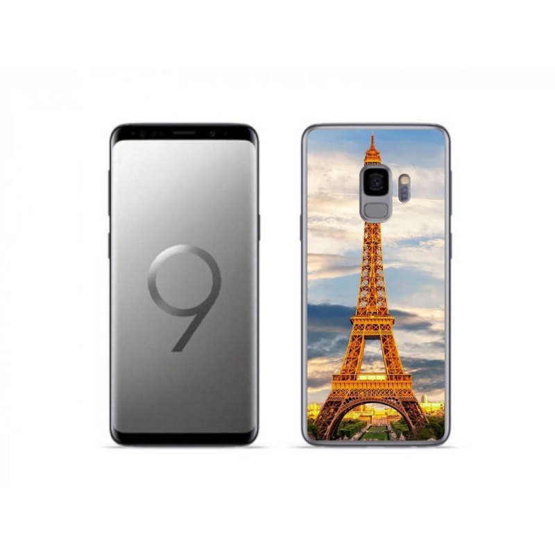 Gélové puzdro mmCase na mobil Samsung Galaxy S9 - Eiffelova veža 3