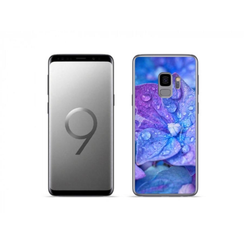 Gélové puzdro mmCase na mobil Samsung Galaxy S9 - fialový kvet