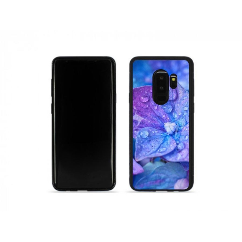 Gélové puzdro mmCase na mobil Samsung Galaxy S9 Plus - fialový kvet