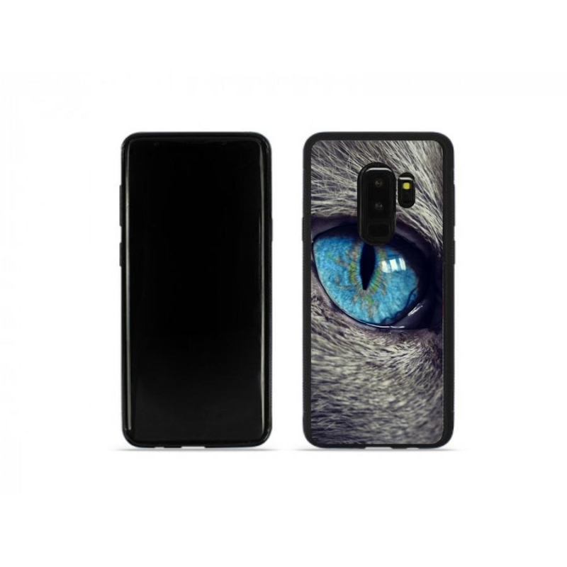 Gélové puzdro mmCase na mobil Samsung Galaxy S9 Plus - modré mačacie oko