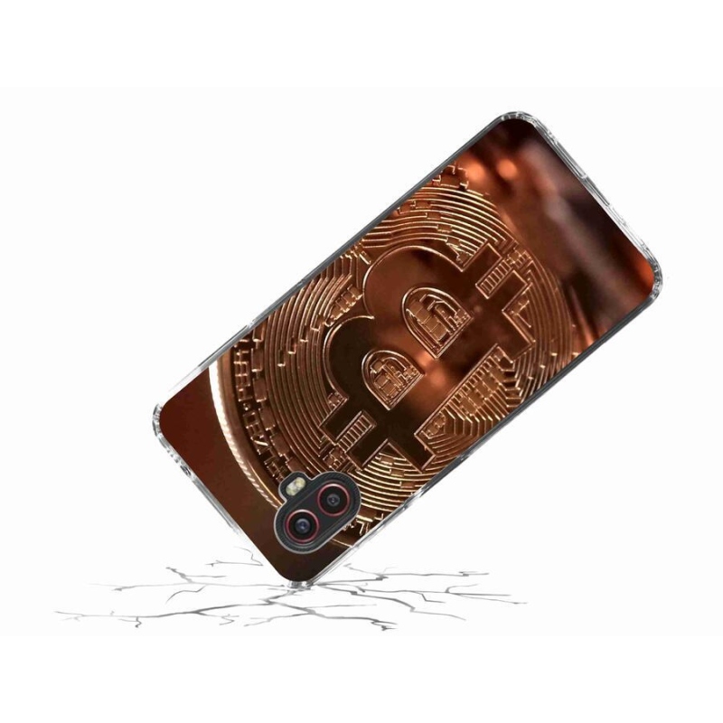 Gélové puzdro mmCase na mobil Samsung Galaxy Xcover 6 Pro - bitcoin