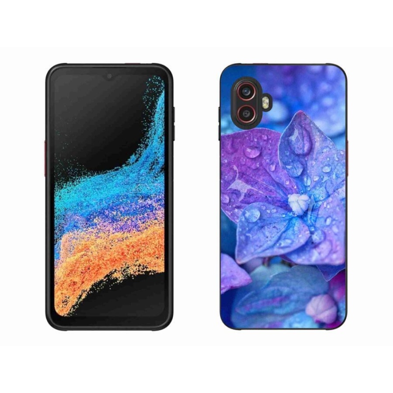 Gélové puzdro mmCase na mobil Samsung Galaxy Xcover 6 Pro - fialový kvet