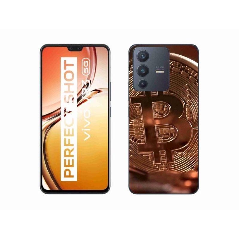 Gélové puzdro mmCase na mobil Vivo V23 5G - bitcoin