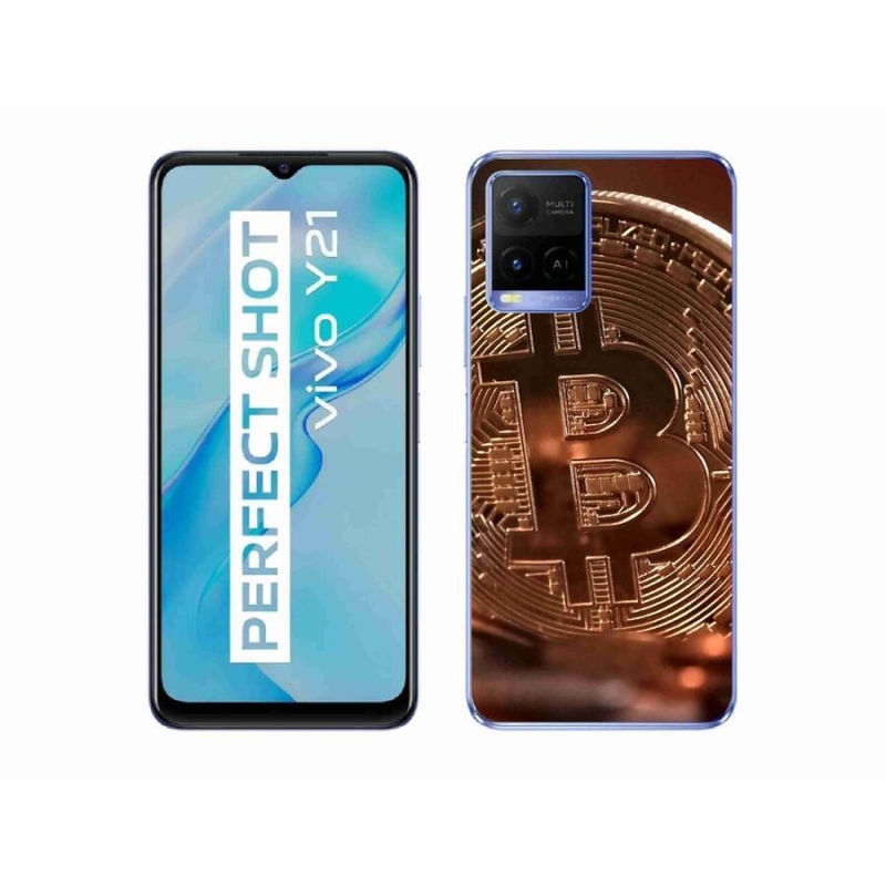 Gélové puzdro mmCase na mobil Vivo Y21/Y21s/Y33s - bitcoin