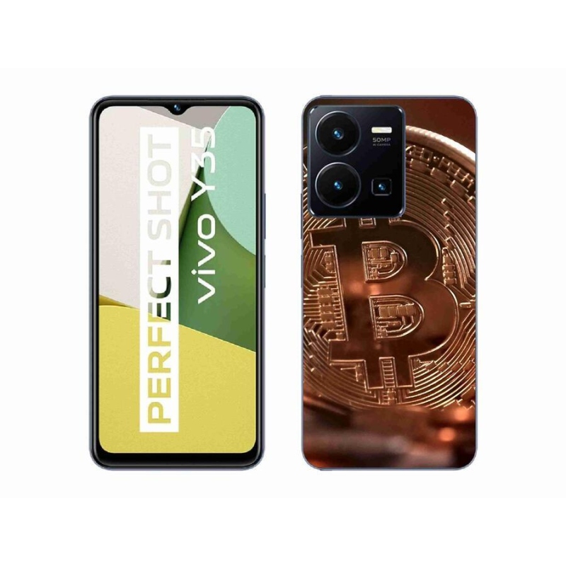 Gélové puzdro mmCase na mobil Vivo Y35 - bitcoin