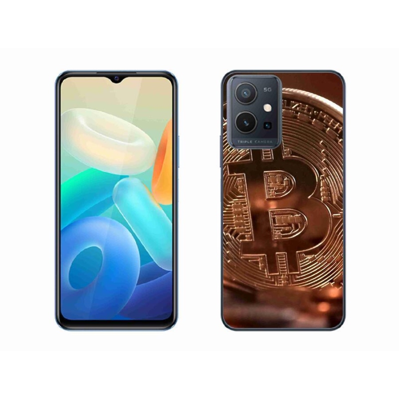 Gélové puzdro mmCase na mobil Vivo Y55 5G - bitcoin