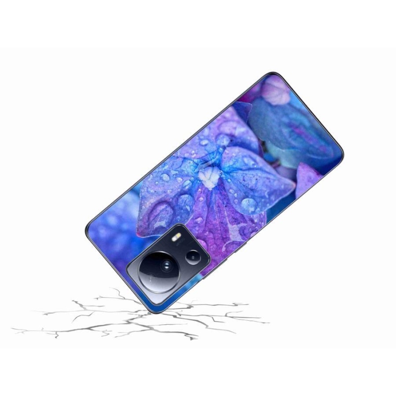 Gélové puzdro mmCase na mobil Xiaomi 13 Lite - fialový kvet