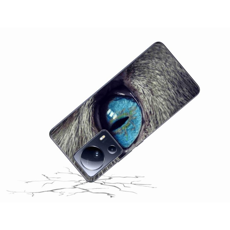 Gélové puzdro mmCase na mobil Xiaomi 13 Lite - modré mačacie oko