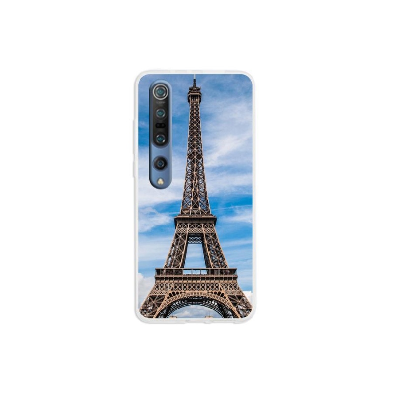 Gélové puzdro mmCase na mobil Xiaomi Mi 10 - Eiffelova veža 4