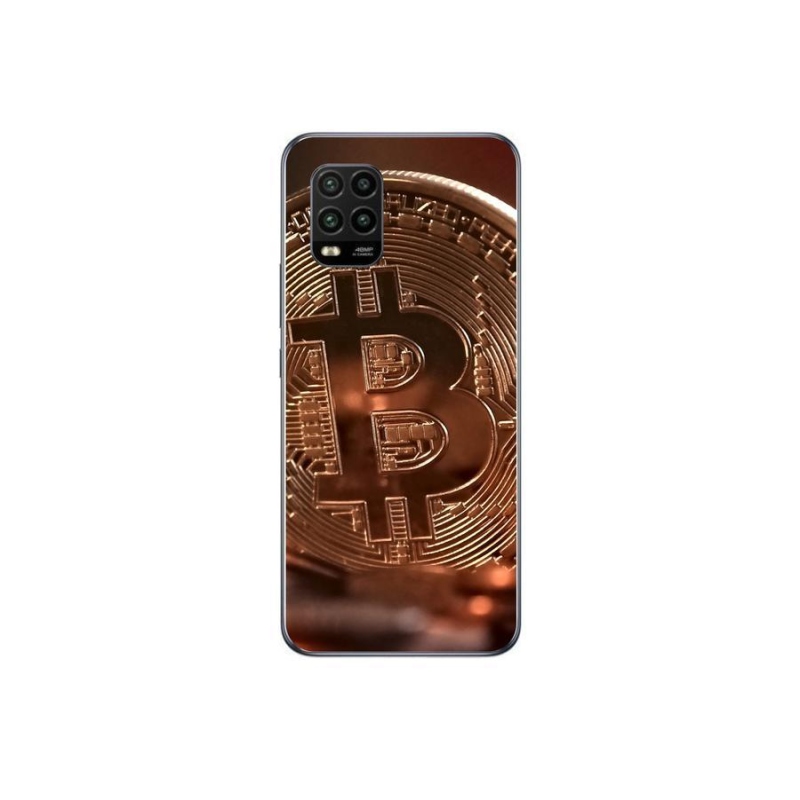 Gélové puzdro mmCase na mobil Xiaomi Mi 10 Lite - Bitcoin