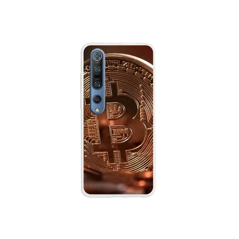 Gélové puzdro mmCase na mobil Xiaomi Mi 10 Pro - Bitcoin