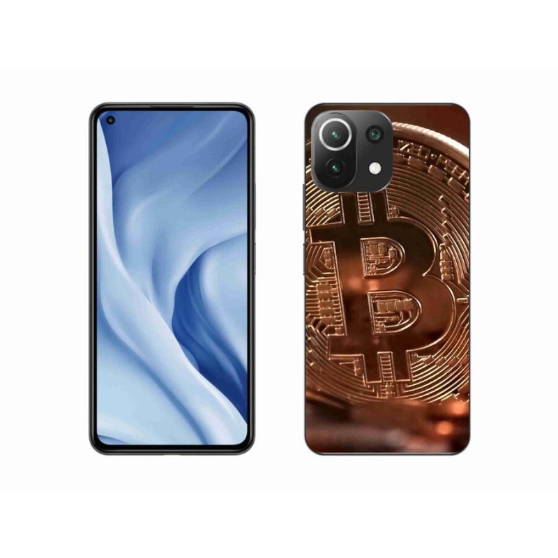 Gélové puzdro mmCase na mobil Xiaomi Mi 11 Lite 4G/5G - Bitcoin