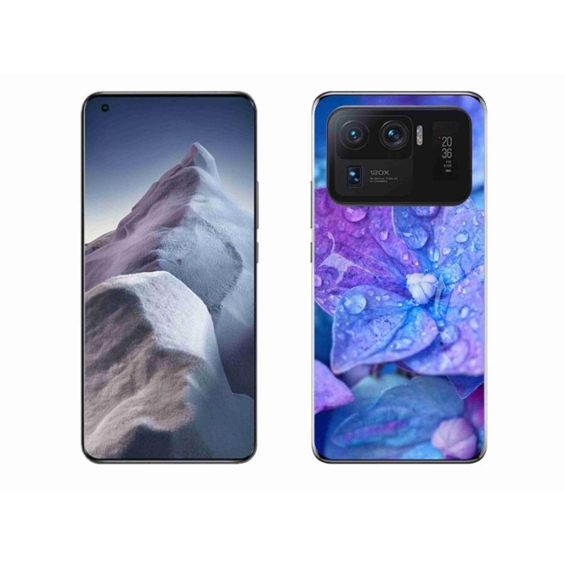 Gélové puzdro mmCase na mobil Xiaomi Mi 11 Ultra - fialový kvet