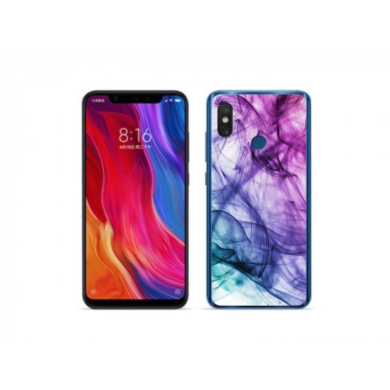 Gélové puzdro mmCase na mobil Xiaomi Mi 8 - abstraktné vzor