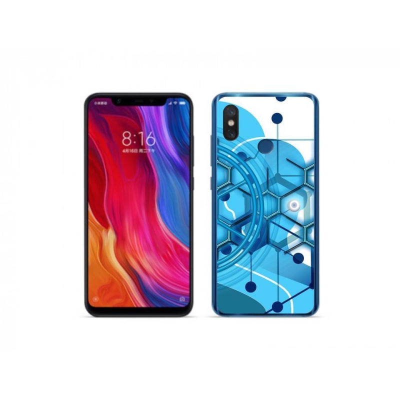 Gélové puzdro mmCase na mobil Xiaomi Mi 8 - abstraktné vzor 2