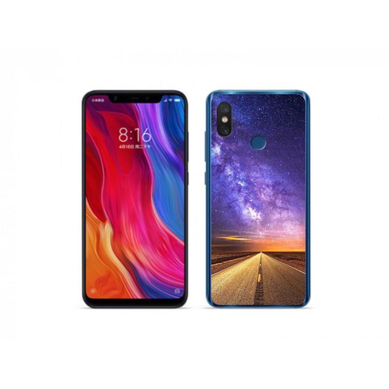 Gélové puzdro mmCase na mobil Xiaomi Mi 8 - americká cesty